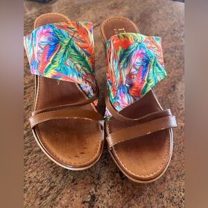 Beautiful tropical wedges